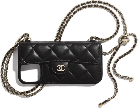 chanel style phone case|Chanel iphone case with chain.